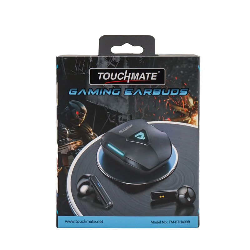 <i>TOUCHMATE</i> Gaming Earbuds | True Wireless Earbuds for Gaming & Music | Black