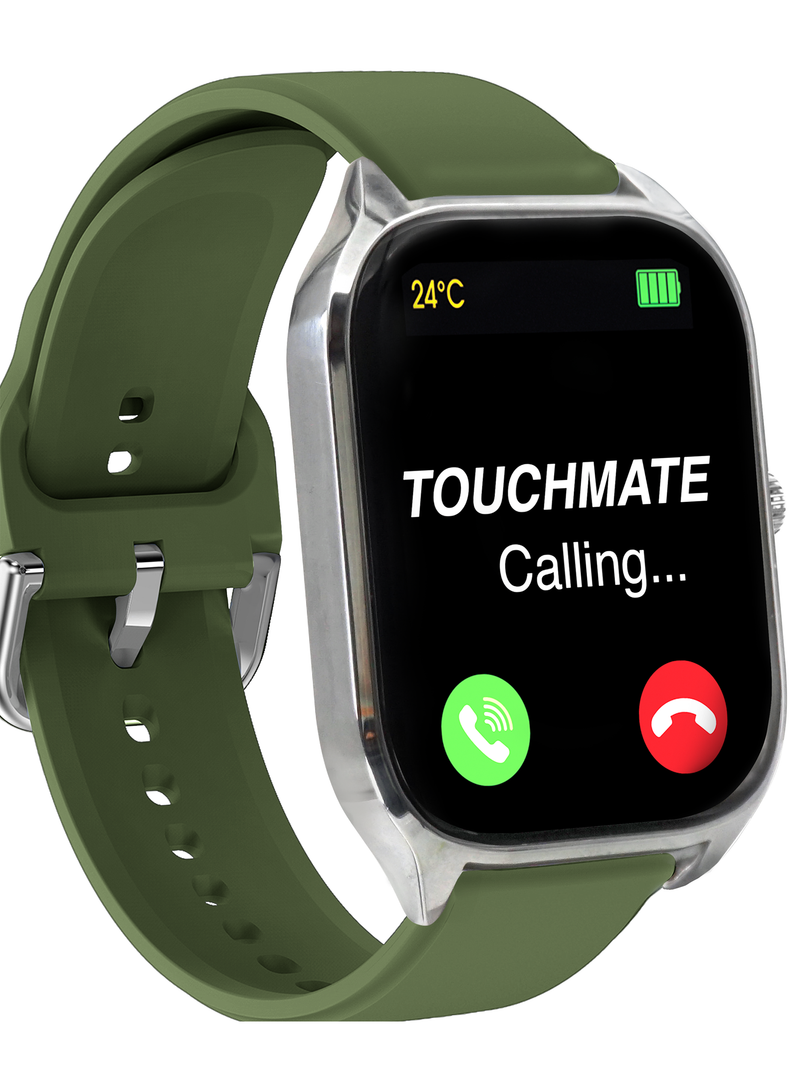 <i>TOUCHMATE</i> Calling Fitness Smartwatch with 3 Straps