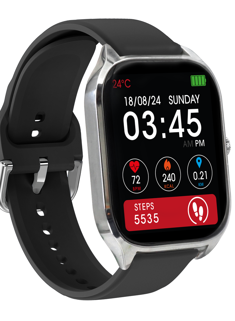 <i>TOUCHMATE</i> Calling Fitness Smartwatch with 3 Straps